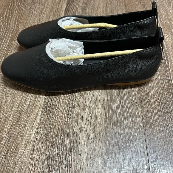 Everlane The Day Glove Flats Black Leather NWOB