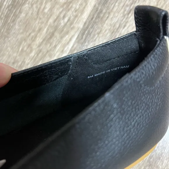 Everlane The Day Glove Flats Black Leather NWOB