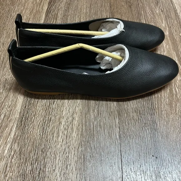 Everlane The Day Glove Flats Black Leather NWOB