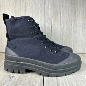 Everlane Utility Canvas Boots Combat Lace Up Platform Shoe Women's Size 6.5