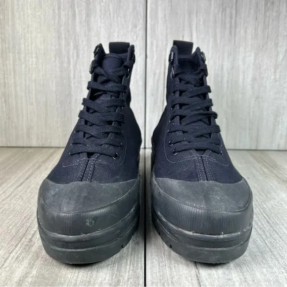 Everlane Utility Canvas Boots Combat Lace Up Platform Shoe Women's Size 6.5