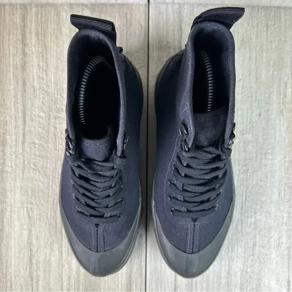 Everlane Utility Canvas Boots Combat Lace Up Platform Shoe Women's Size 6.5