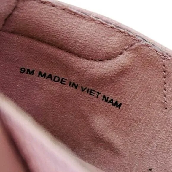 EVERLANE Women’s The Day Glove Leather Ballet Flats in pale pink-Size 9