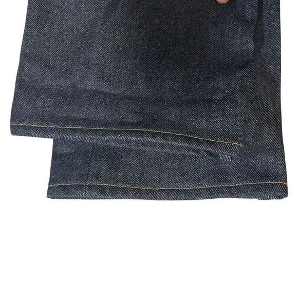 Filson 33x32* RAIL-SPLITTER LINED flannel plaid raw denim jean straight leg