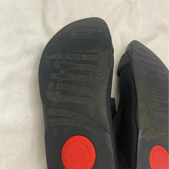 FitFlop Gogh Moc Mens Adjustable Leather Slides