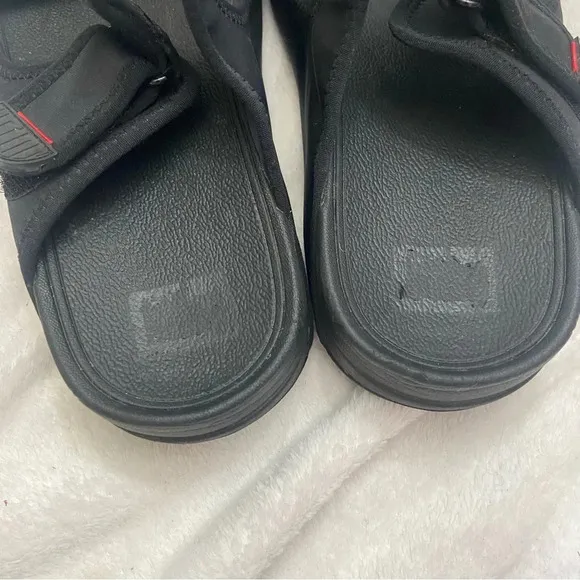 FitFlop Gogh Moc Mens Adjustable Leather Slides