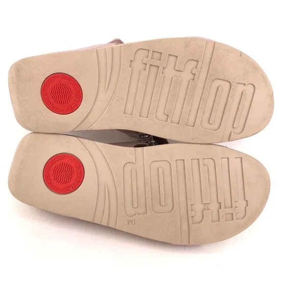 FitFlop Vernita PU Strap Summer Sandals 10