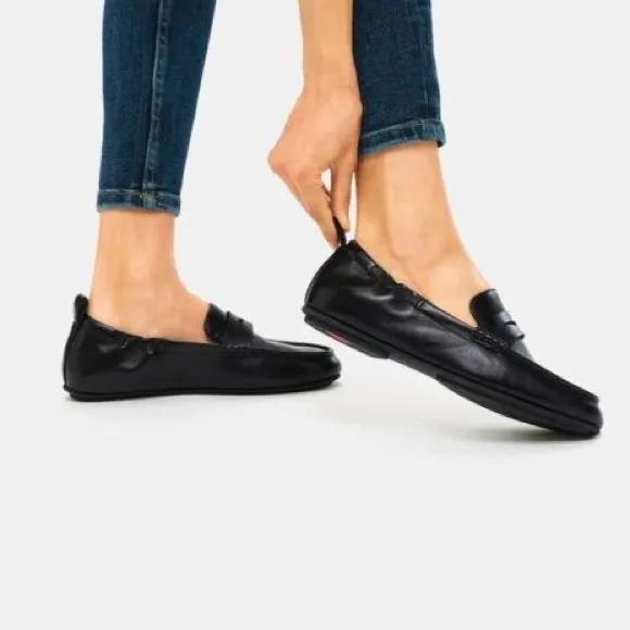 FITFLOP women’s Allegro Leather Penny Loafers
