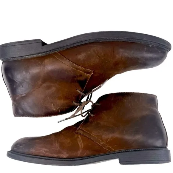 Florsheim Comfortechnology Leather Lace Up Chukka Boots