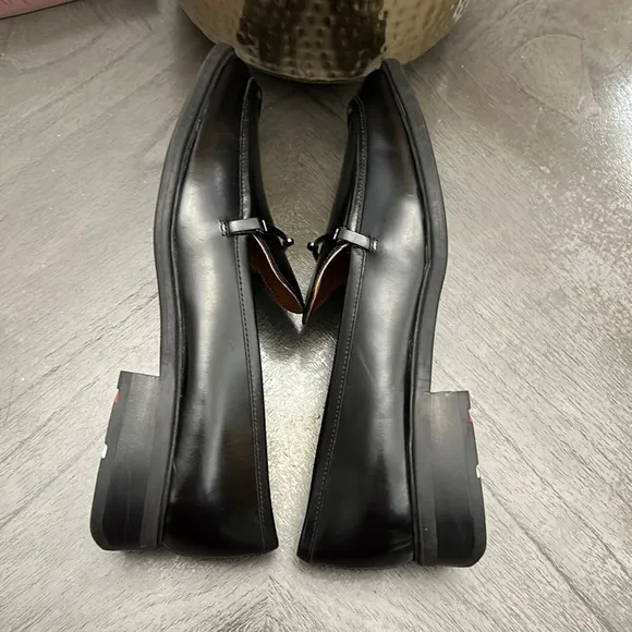 Franco Sarto Eda Bit Buckle Leather Loafers (WIDE)