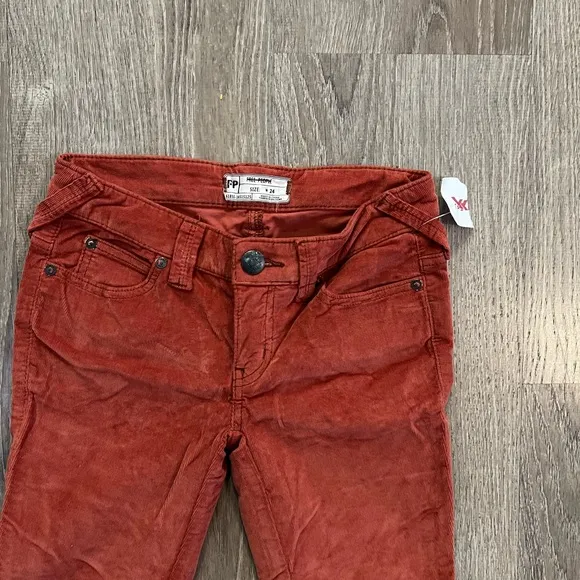 Free People Karma Cord  exaggerate Flare Jeans