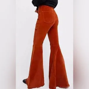Free People Karma Cord  exaggerate Flare Jeans
