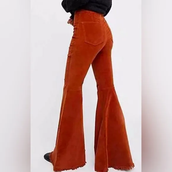 Free People Karma Cord  exaggerate Flare Jeans