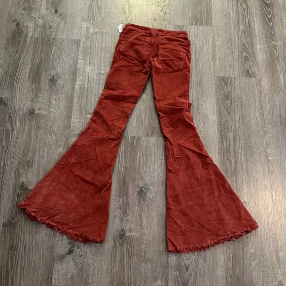 Free People Karma Cord  exaggerate Flare Jeans