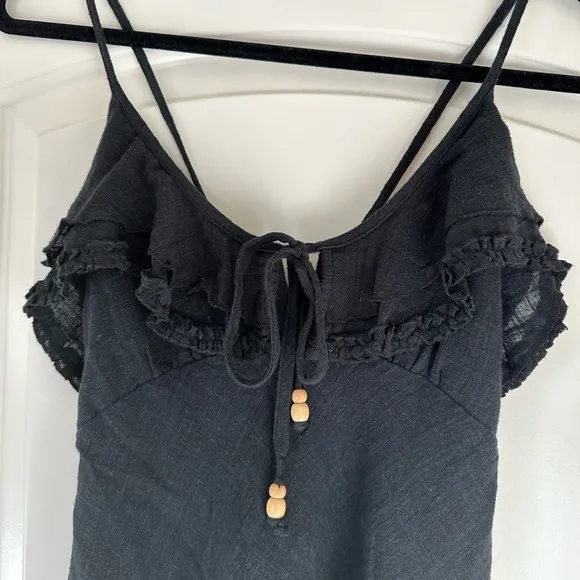 FREE PEOPLE LOVE FOREVER MINI DRESS‎ IN BLACK