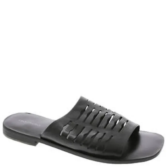 Free People new in box Slice of the Sun Sandals Black Leather Size 9