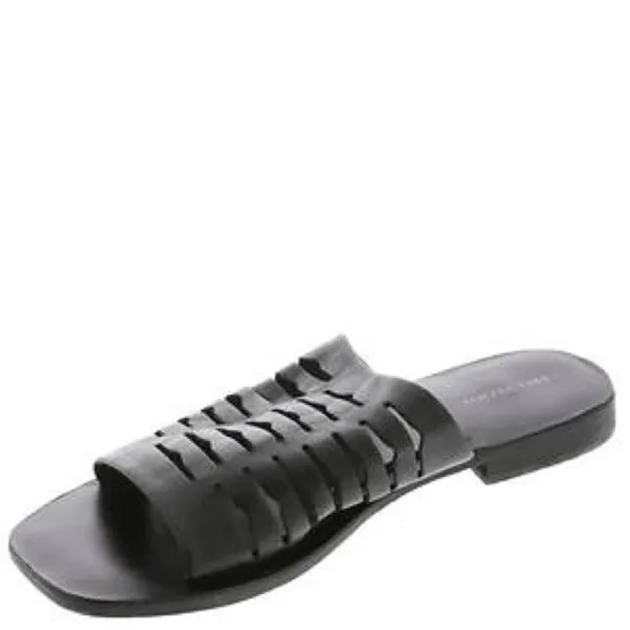 Free People new in box Slice of the Sun Sandals Black Leather Size 9