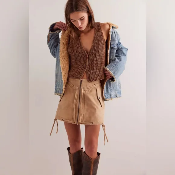 Free people Sierra Mini Skirt