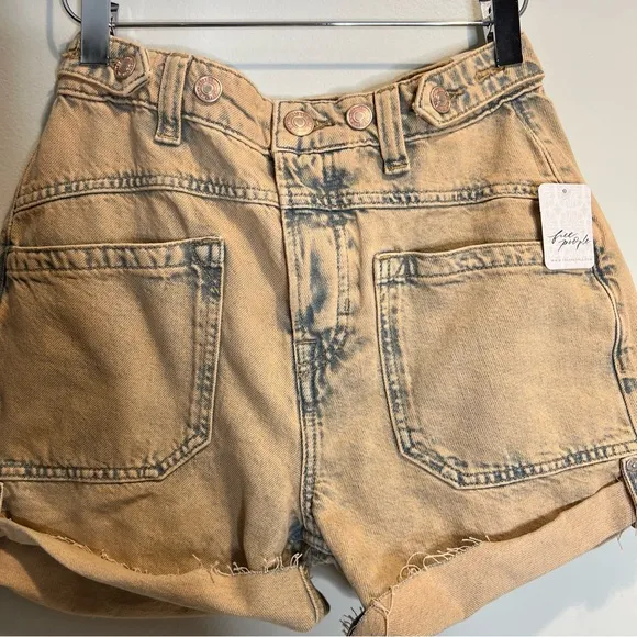 Free People We The Free Palmer Shorts In Cowboy 25