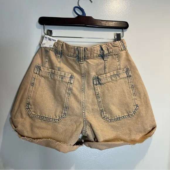 Free People We The Free Palmer Shorts In Cowboy 25