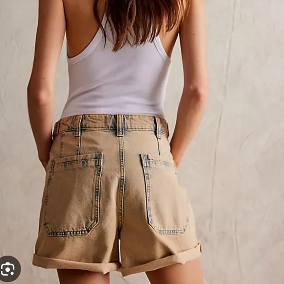 Free People We The Free Palmer Shorts In Cowboy 25