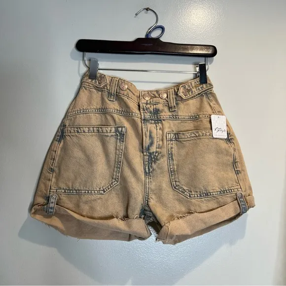 Free People We The Free Palmer Shorts In Cowboy 25