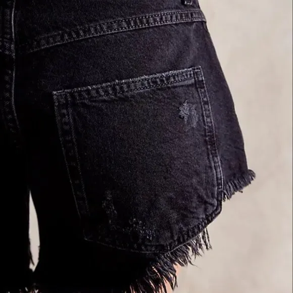 Free People We The Free Westwood Hi-Low Shorts in Punky