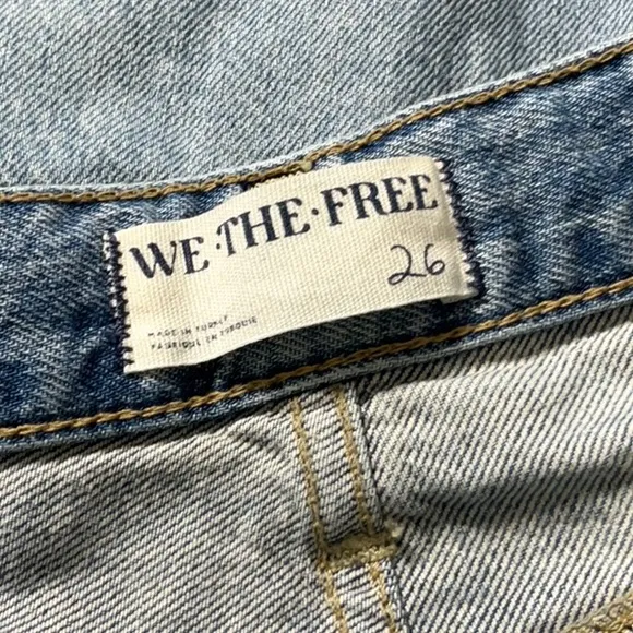 FREE PEOPLE We The Free Zambi Slouchy Jean 26 $228 Retail