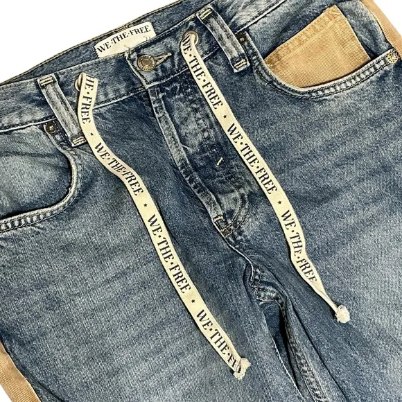 FREE PEOPLE We The Free Zambi Slouchy Jean 26 $228 Retail