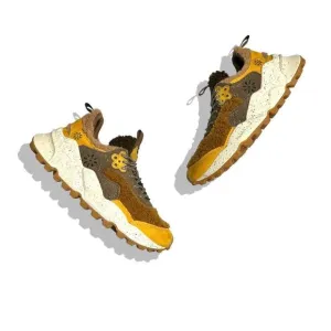 Free People x Flower Mountain Noa Shearling Sneakers Zucca Brown $240