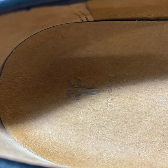 Frye Camille Slip On Black Leather Sneaker Loafers Women’s Size 8.5