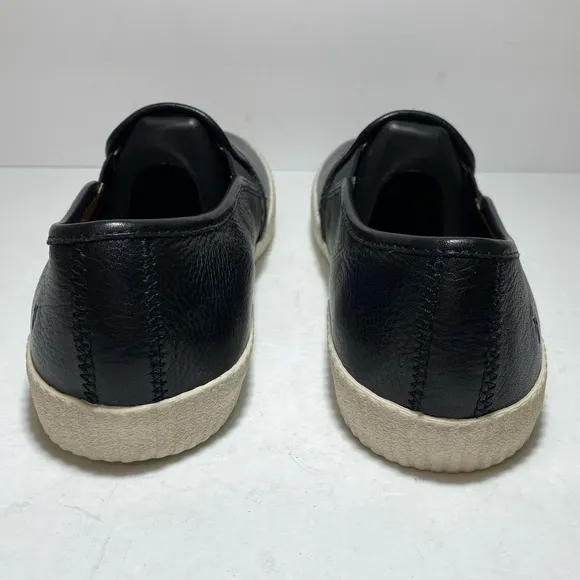 Frye Camille Slip On Black Leather Sneaker Loafers Women’s Size 8.5