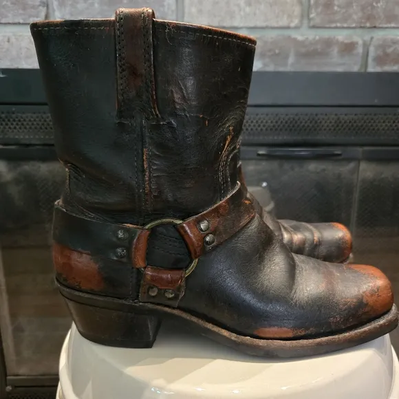Frye Harness Boots Size 9