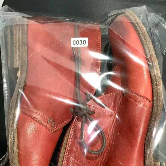 Frye Leather Ankle Chukka Lace Up Boots Burgandy