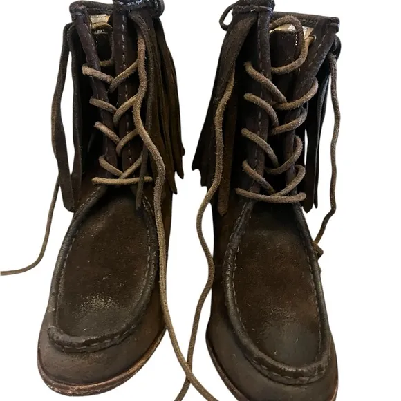 Frye Parker Fringe short Bootie