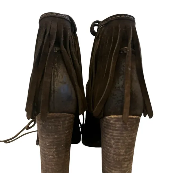 Frye Parker Fringe short Bootie