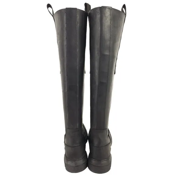 Ganni Rubber Country Boots Size 37 US 7 Black $375