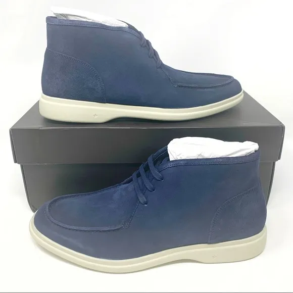 George Brown Foster Lace-Up Chukka Boots Atlantic