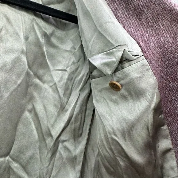 Georgio Armani 100% Cashmere Woven Blazer with Silk Lining Size 40 US 10