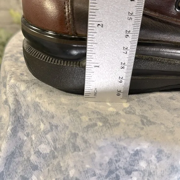 G.H. BASS “Ketch” 2-Tone Brown Leather Deck Style Penny Loafers Mens 10.5M🤎VGUC