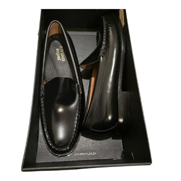 G.H.BASS Venetian Weejun in Black Excellent Condition Size 7 Men's