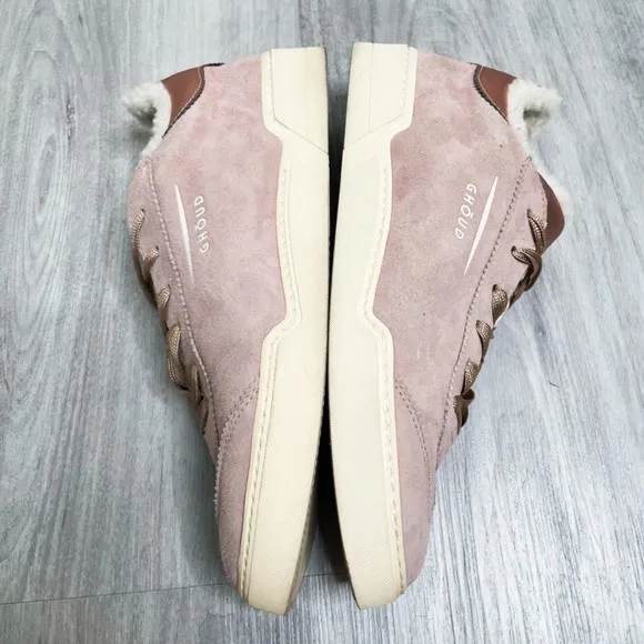 Ghoud Pink Suede Fleece Sneakers