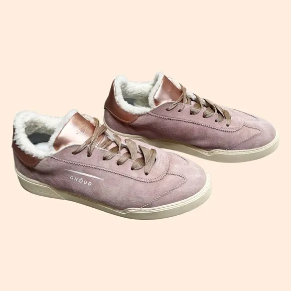 Ghoud Pink Suede Fleece Sneakers