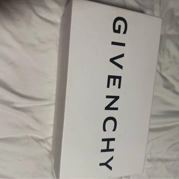 Givenchy Black and Tan Raffia Slides
