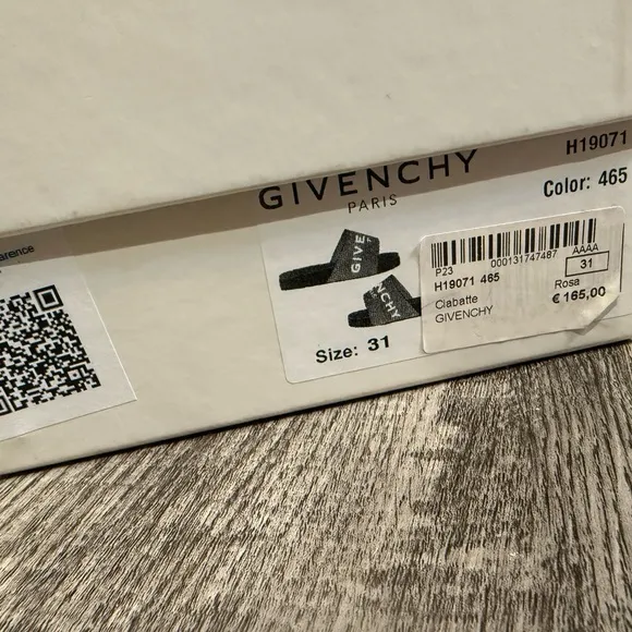 Givenchy Kids Pink Slides