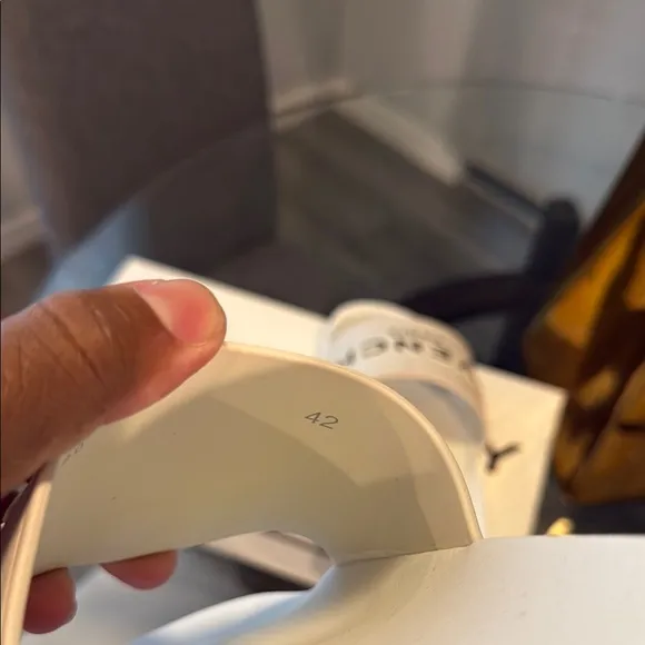 Givenchy White Slides