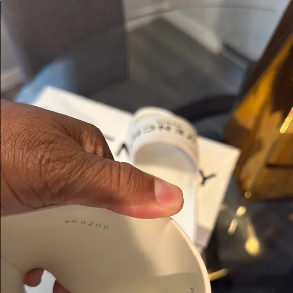 Givenchy White Slides