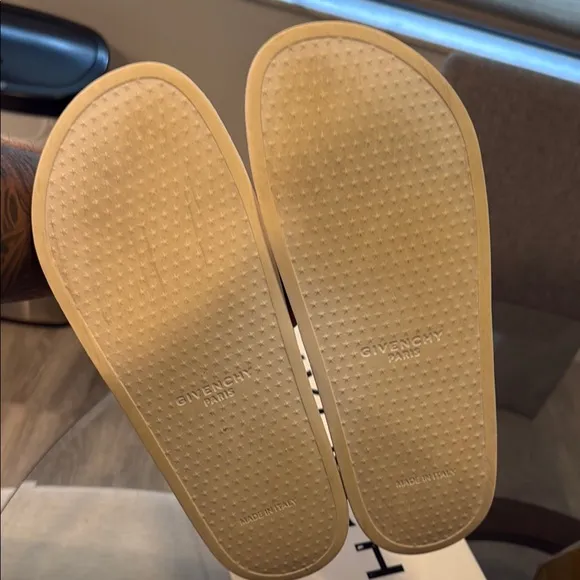 Givenchy White Slides