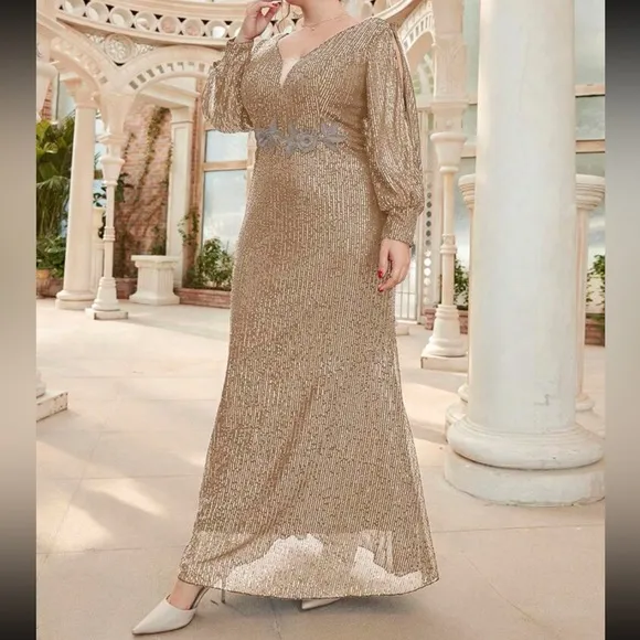 Gold gown