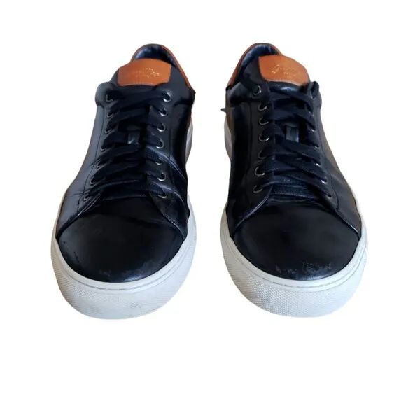 Good Man Brand Legend London Black / Brown Vachetta Edge Italy Sneakers Men’s 12